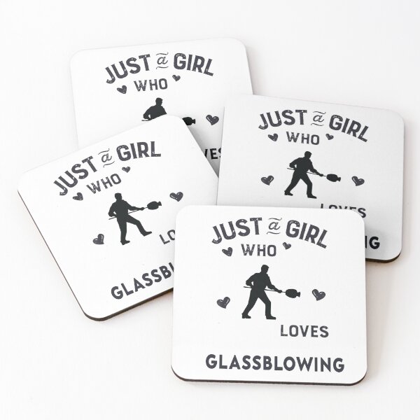 Item preview, Just A Girl Who Loves Glassblowing, Funny Glassblowing, Glass Blower,  designed and sold by Aerial Addicts.