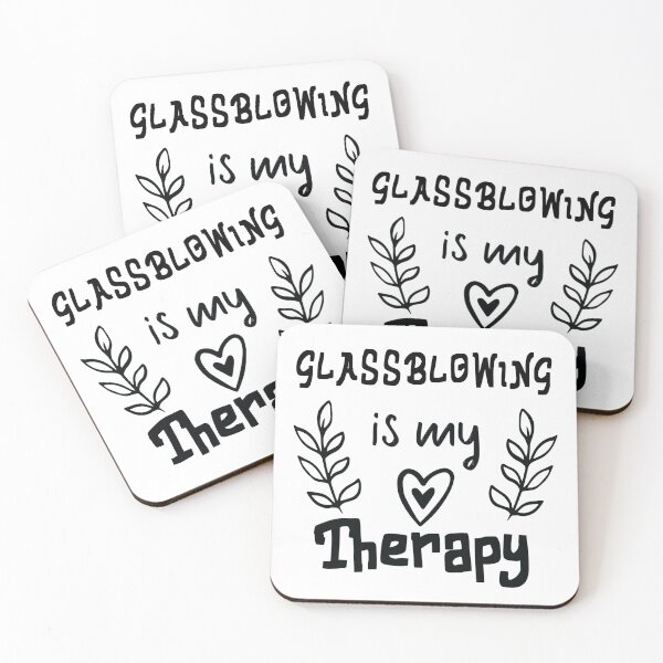 Item preview, Glassblowing Is My Therapy, Funny Glassblowing, Glass Blower,  designed and sold by Aerial Addicts.
