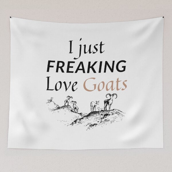 Item preview,  I Just Freaking Love Goats Ok designed and sold by Rolmani-shop.