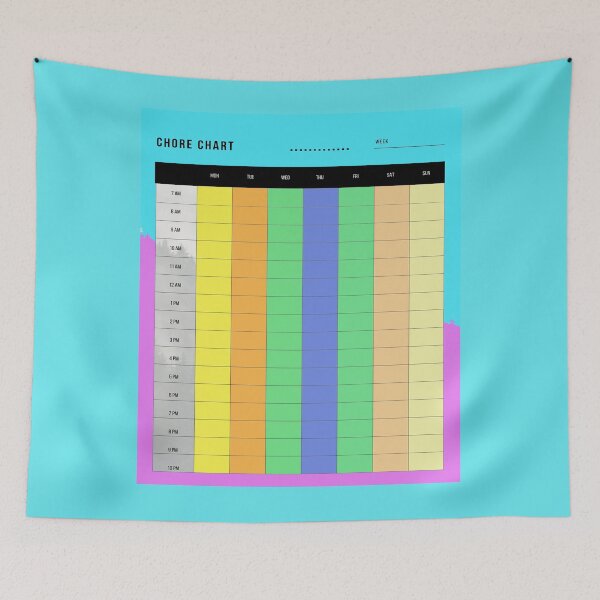 Item preview, chore chart designed and sold by TheBestArt2022.