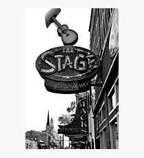 the Stage in Nashville, TN Photographic Print