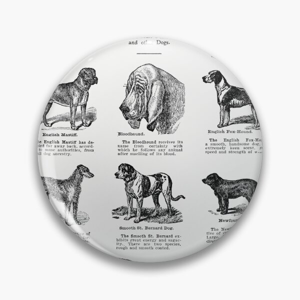 Item preview, Retro different dog breeds designed and sold by TrendyMerchHere.