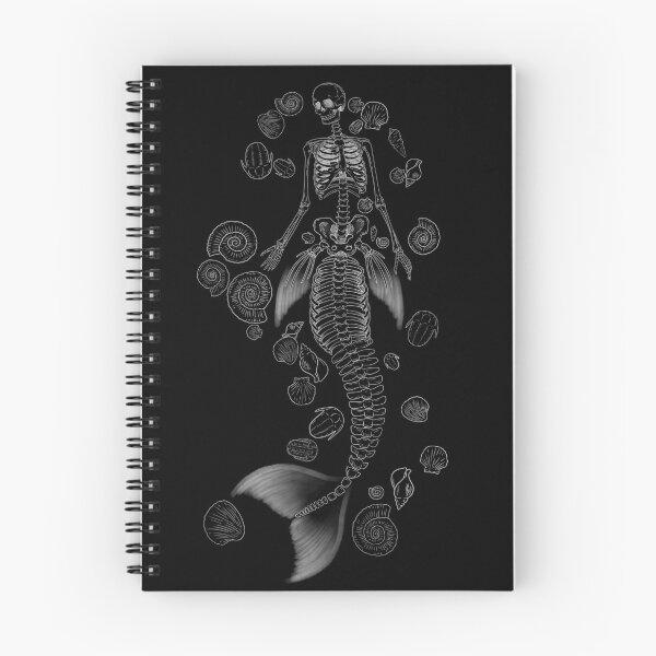 Item preview, Mermaid Skeleton Line Art designed and sold by kat-horst.