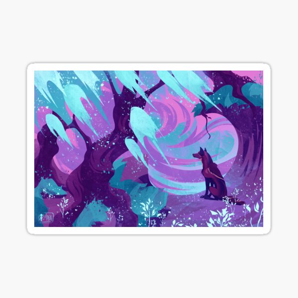 dreamy sky Sticker