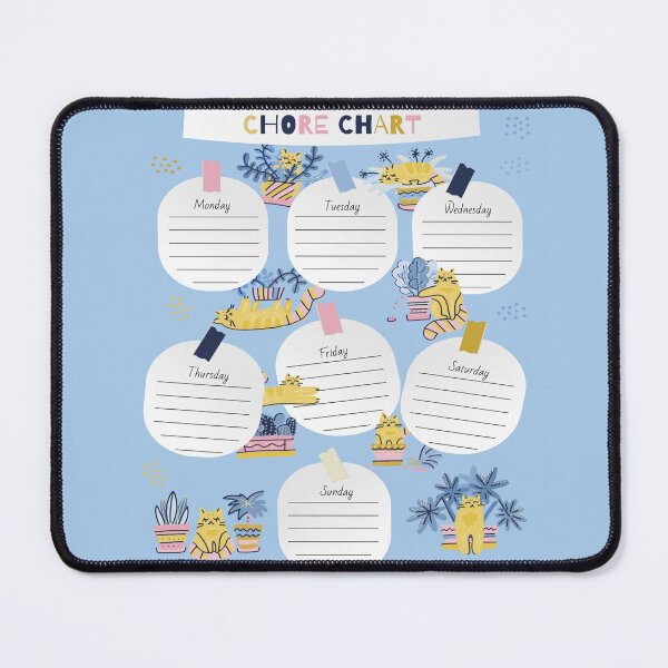 Item preview, chore chart designed and sold by TheBestArt2022.