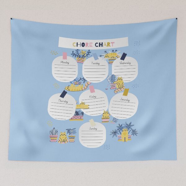 Item preview, chore chart designed and sold by TheBestArt2022.