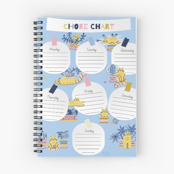 Item preview, chore chart designed and sold by TheBestArt2022.