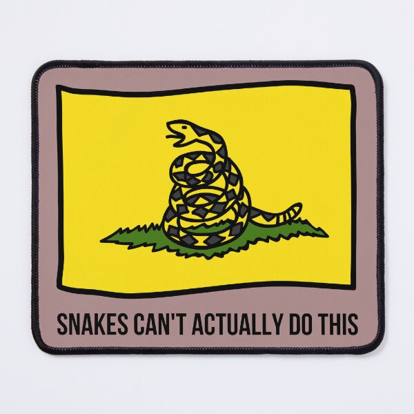 Item preview, Snakes Can't Actually Do This Meme designed and sold by Kezichy.