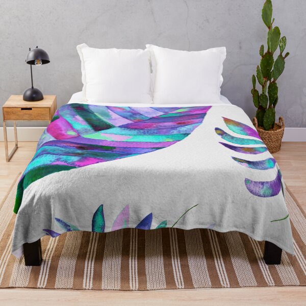 Item preview, Tropical Leaves in Purple Hues designed and sold by Kristin Marie Steinke.