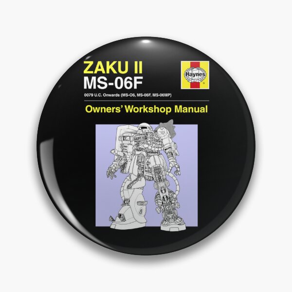 Item preview, Gundam - Zaku ii - Owner_s Manual   designed and sold by 2bitTshirtsss.