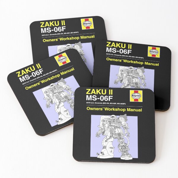 Item preview, Gundam - Zaku ii - Owner_s Manual   designed and sold by 2bitTshirtsss.