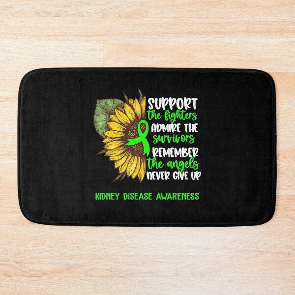 Item preview, Kidney Disease Awareness - Support the Fighters Admire the Survivors Remember the Angels Never Give Up designed and sold by whlrcheryl.