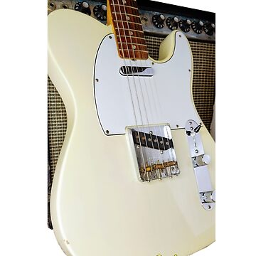 Artwork thumbnail, Copy of Vintage Telecaster Pencil Portrait White by Guitarmony