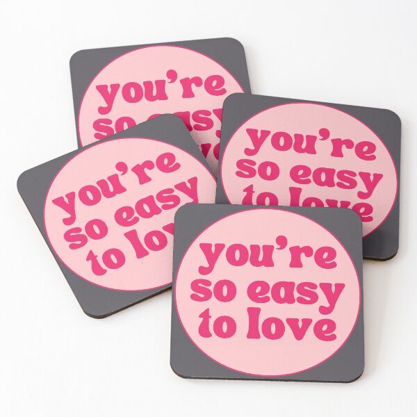 Item preview, You're So Easy To Love Pink Circle designed and sold by Pink Ribbon.