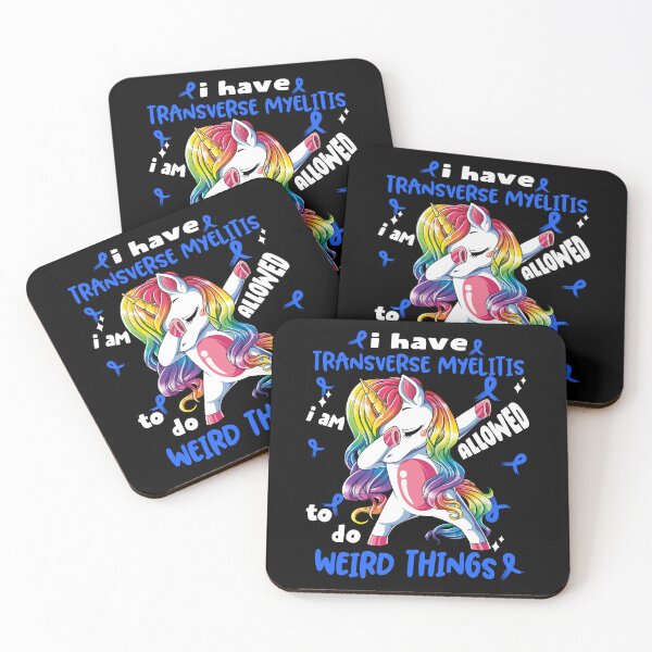 Item preview, Transverse Myelitis Awareness Funny I have Transverse Myelitis i'm allowed to do Weird Things! designed and sold by JanetShop809.