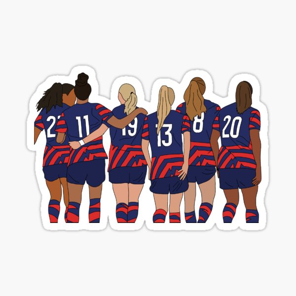 Sofia Huerta 8 USWNT Jersey Shirt Sticker USA Women's Soccer Sticker  Sticker for Sale by artofsoccer