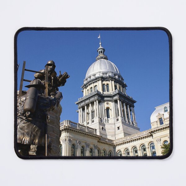 Item preview, Springfield, Capitol of Illinois - 2 designed and sold by mamamur.