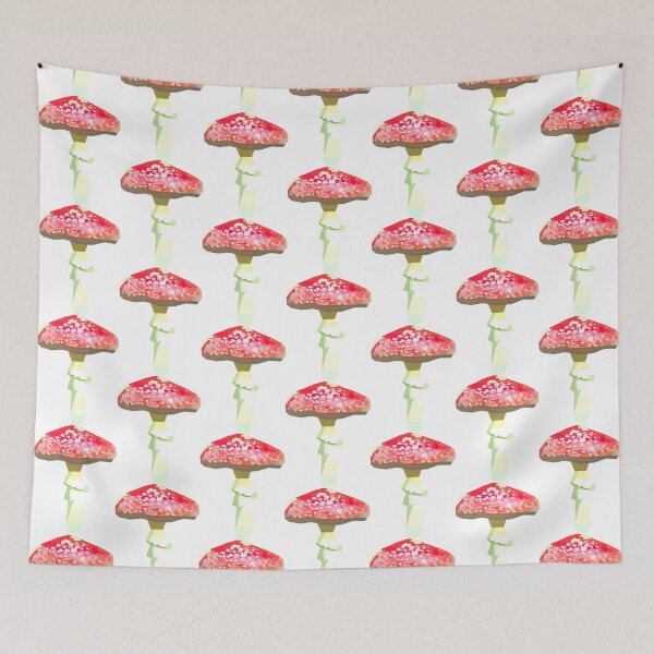 Item preview, Neon Magic Mushroom Poly Art designed and sold by Peechowspets.