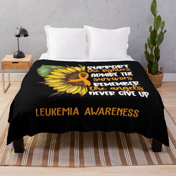 Item preview, Leukemia Awareness - Support the Fighters Admire the Survivors Remember the Angels Never Give Up designed and sold by whlrcheryl.