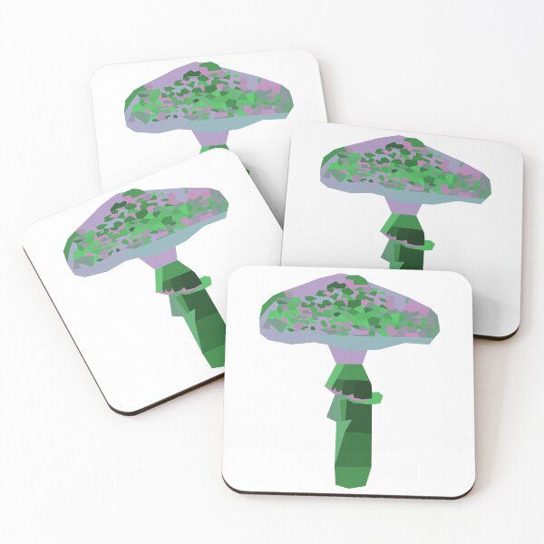 Item preview, 90's Themed Magic Mushroom Poly Art designed and sold by Peechowspets.