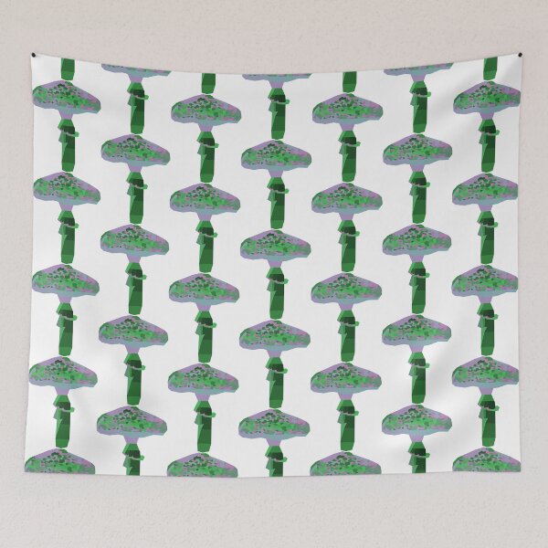 Item preview, 90's Themed Magic Mushroom Poly Art designed and sold by Peechowspets.