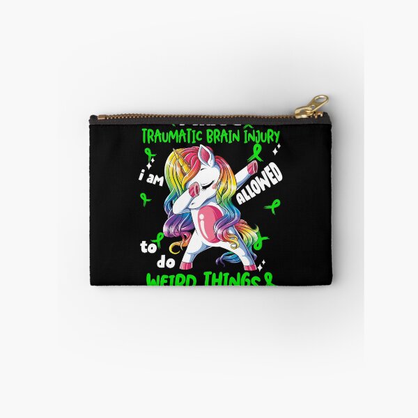 Item preview, Traumatic Brain Injury Awareness Funny I have Traumatic Brain Injury i'm allowed to do Weird Things! designed and sold by JanetShop809.