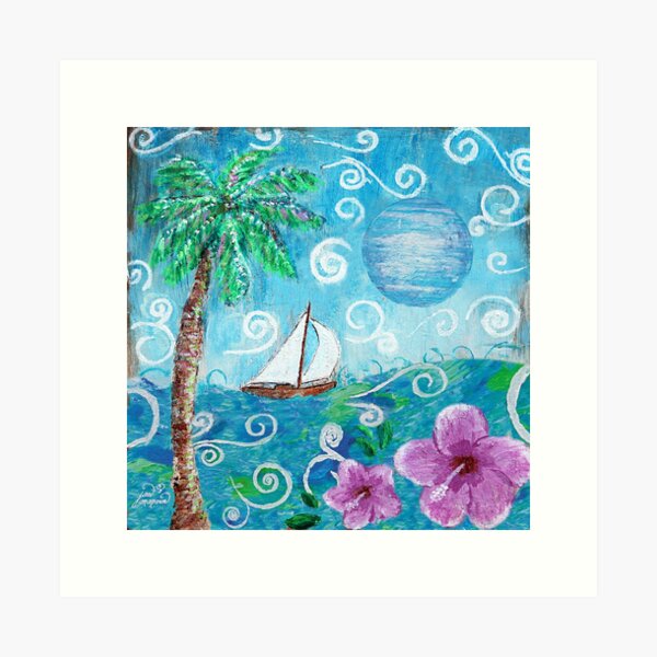 Sailing in the Summer Art Print