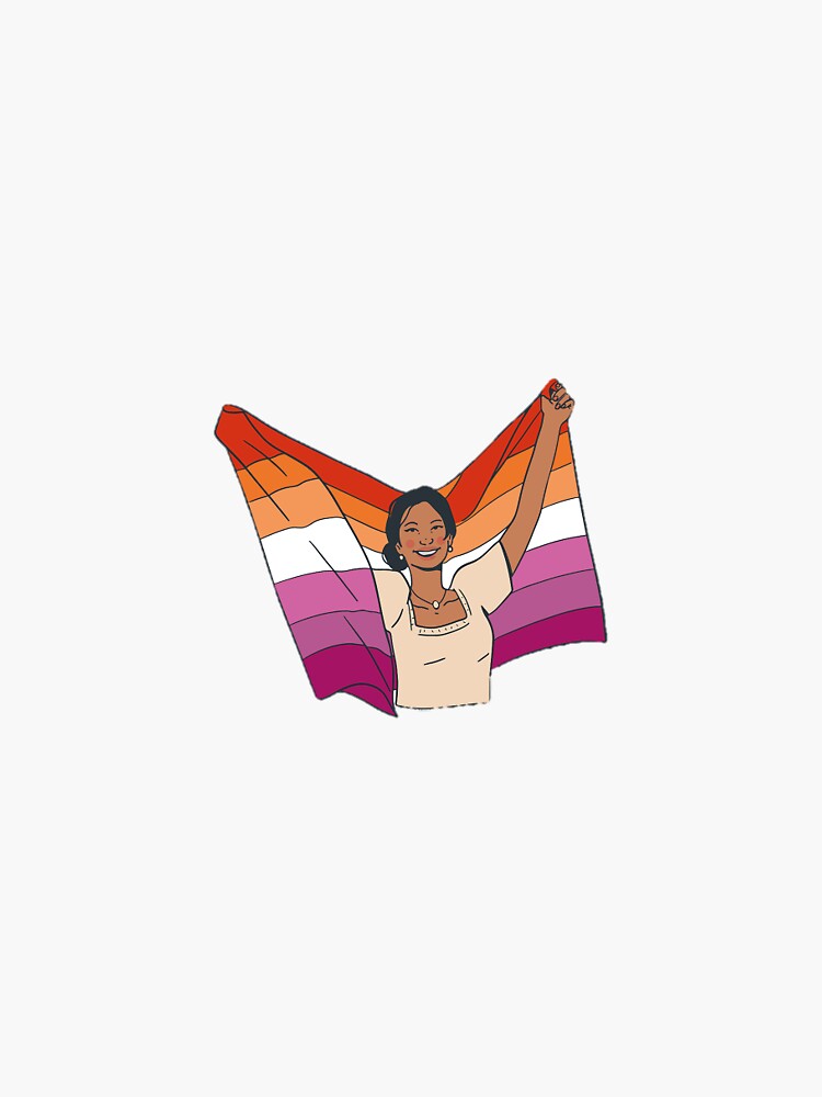 Lesbian Pride Flag Sticker For Sale By Nath1803 Redbubble