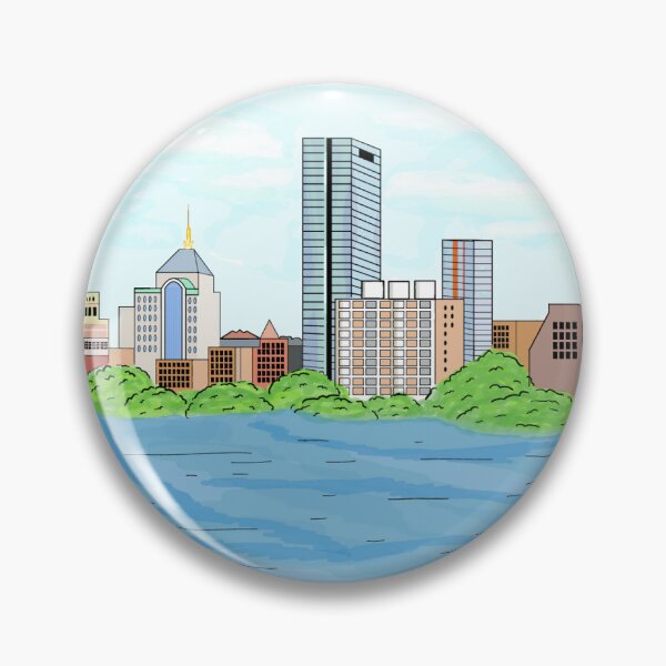 Item preview, View of Boston and Charles from Maseeh Window designed and sold by Johlesa Orm.
