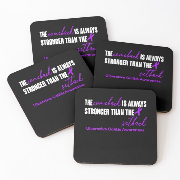 Item preview, Ulcerative Colitis Awareness - The Comeback is Always Stronger Than The Setback designed and sold by Robbsyn.