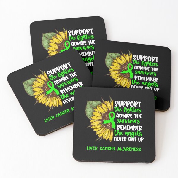 Item preview, Liver Cancer Awareness - Support the Fighters Admire the Survivors Remember the Angels Never Give Up designed and sold by whlrcheryl.