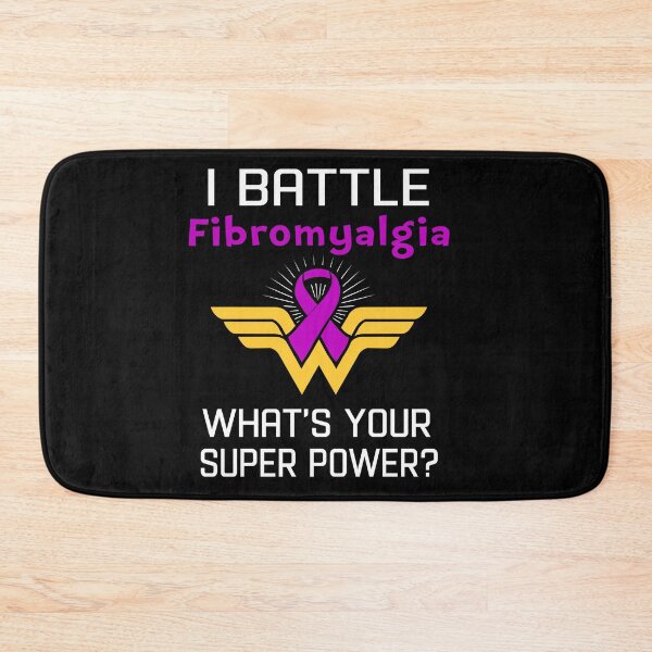Item preview, I Battle Fibromyalgia What's Your Super Power Support Fibromyalgia Warrior Gifts  designed and sold by Sabfit.