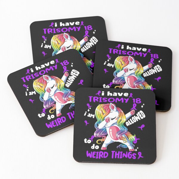 Item preview, Trisomy 18 Awareness Funny I have Trisomy 18 i'm allowed to do Weird Things! designed and sold by JanetShop809.