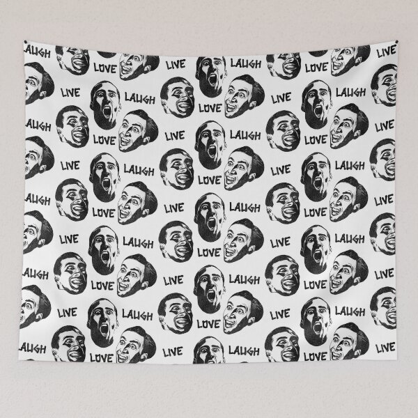 Item preview, Nic Cage Face --- Live Laugh Love designed and sold by acquiesce13.
