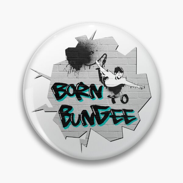 Item preview, Bungee Jumping Graffiti - Born to Bungee designed and sold by Salukeart.