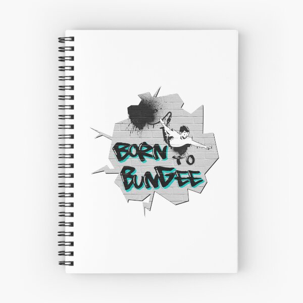 Item preview, Bungee Jumping Graffiti - Born to Bungee designed and sold by Salukeart.