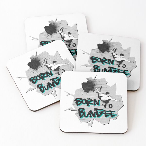 Item preview, Bungee Jumping Graffiti - Born to Bungee designed and sold by Salukeart.