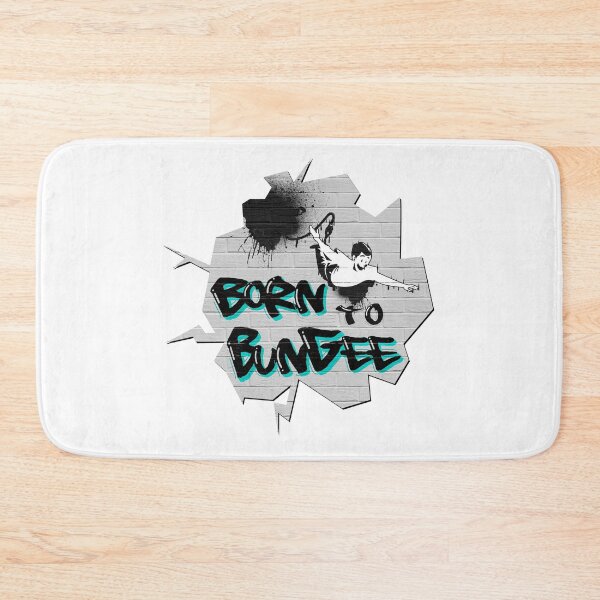 Item preview, Bungee Jumping Graffiti - Born to Bungee designed and sold by Salukeart.