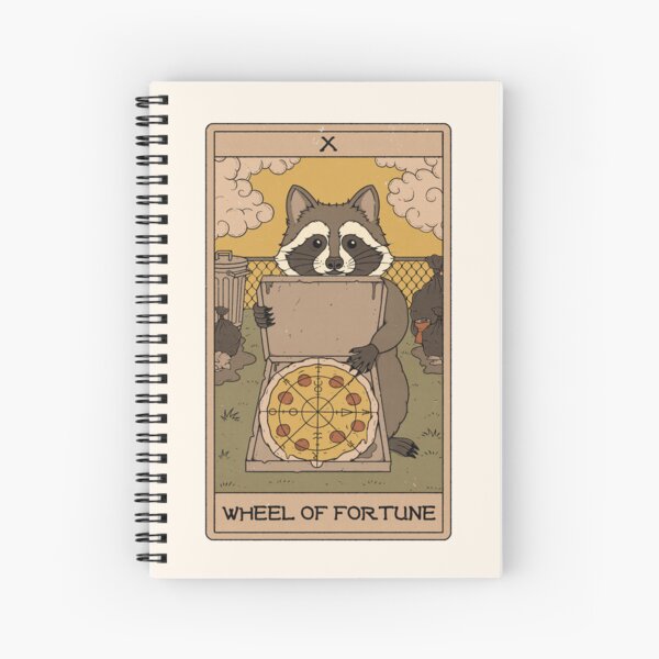 Item preview, Wheel of Fortune - Raccoons Tarot designed and sold by Thiago Corrêa.