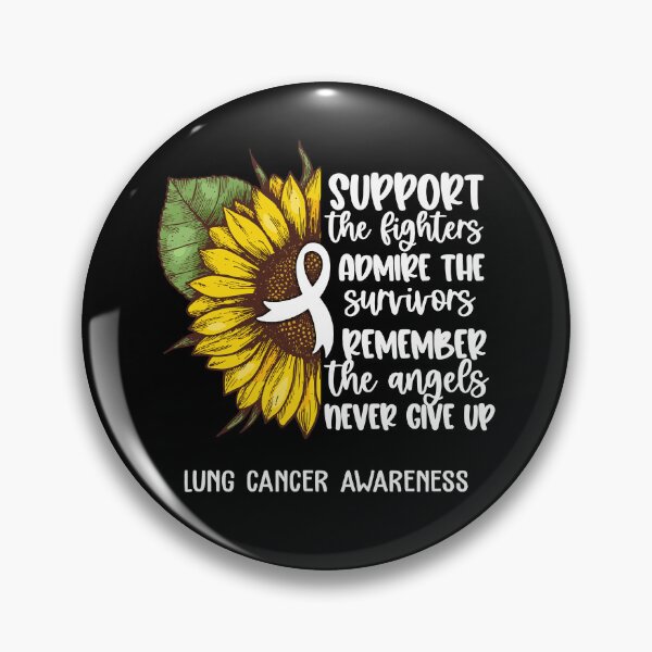 Item preview, Lung Cancer Awareness - Support the Fighters Admire the Survivors Remember the Angels Never Give Up designed and sold by whlrcheryl.