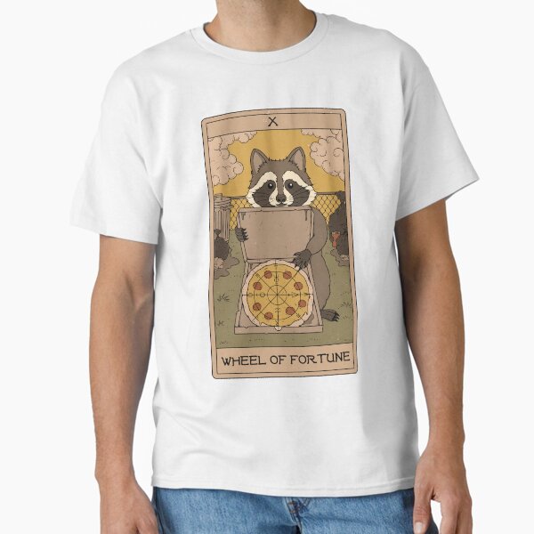 Item preview, Wheel of Fortune - Raccoons Tarot designed and sold by Thiago Corrêa.