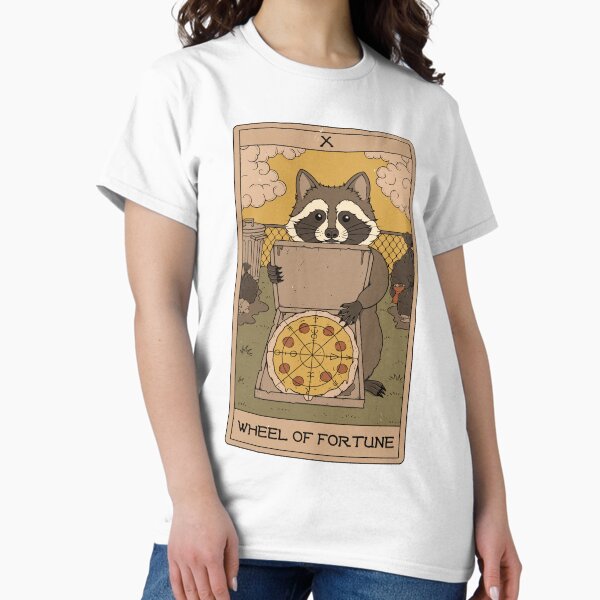 Item preview, Wheel of Fortune - Raccoons Tarot designed and sold by Thiago Corrêa.