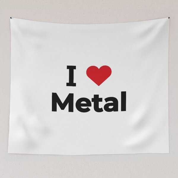 Item preview, I love Metal designed and sold by Moyanana.