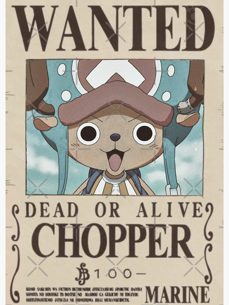 ONE PIECE - Póster Wanted Chopper New (52 x 35) POSTERS5,00 €5,00