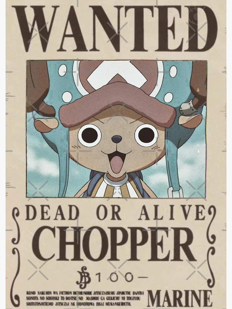 Chopper One Piece Wanted - One Piece - Digital Art, People