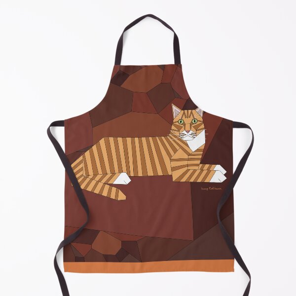 Item preview, Geometric Orange Tabby Cat designed and sold by Caseymakesart.