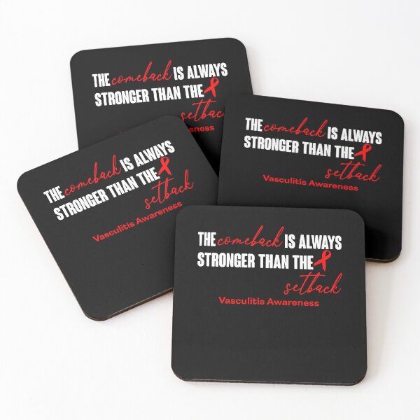 Item preview, Vasculitis Awareness - The Comeback is Always Stronger Than The Setback designed and sold by Robbsyn.