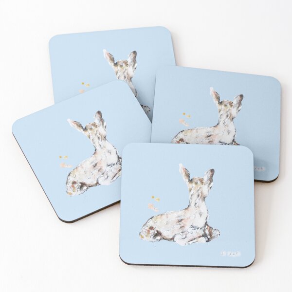 Item preview, Small deer, light blue designed and sold by Ojtstudio.