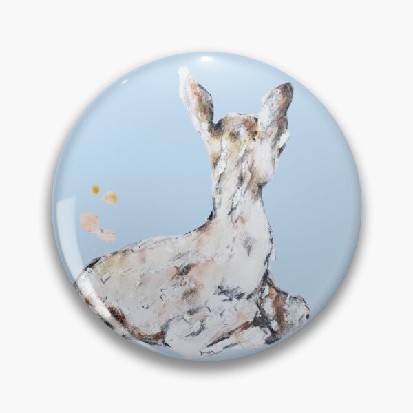 Item preview, Small deer, light blue designed and sold by Ojtstudio.