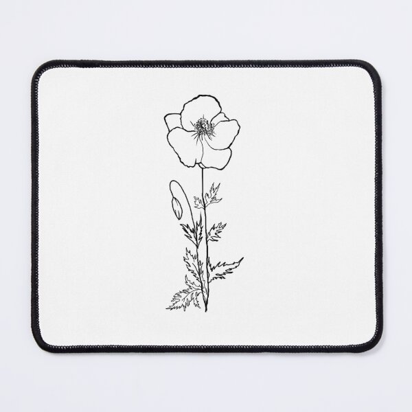 Item preview, California Poppy August Birthday Flower designed and sold by Digi Artworks Store.